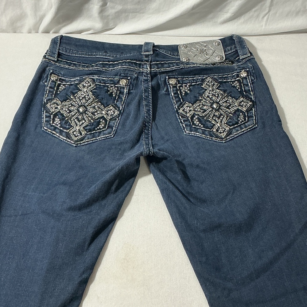 Embellished Dark Blue Women’s Jeans